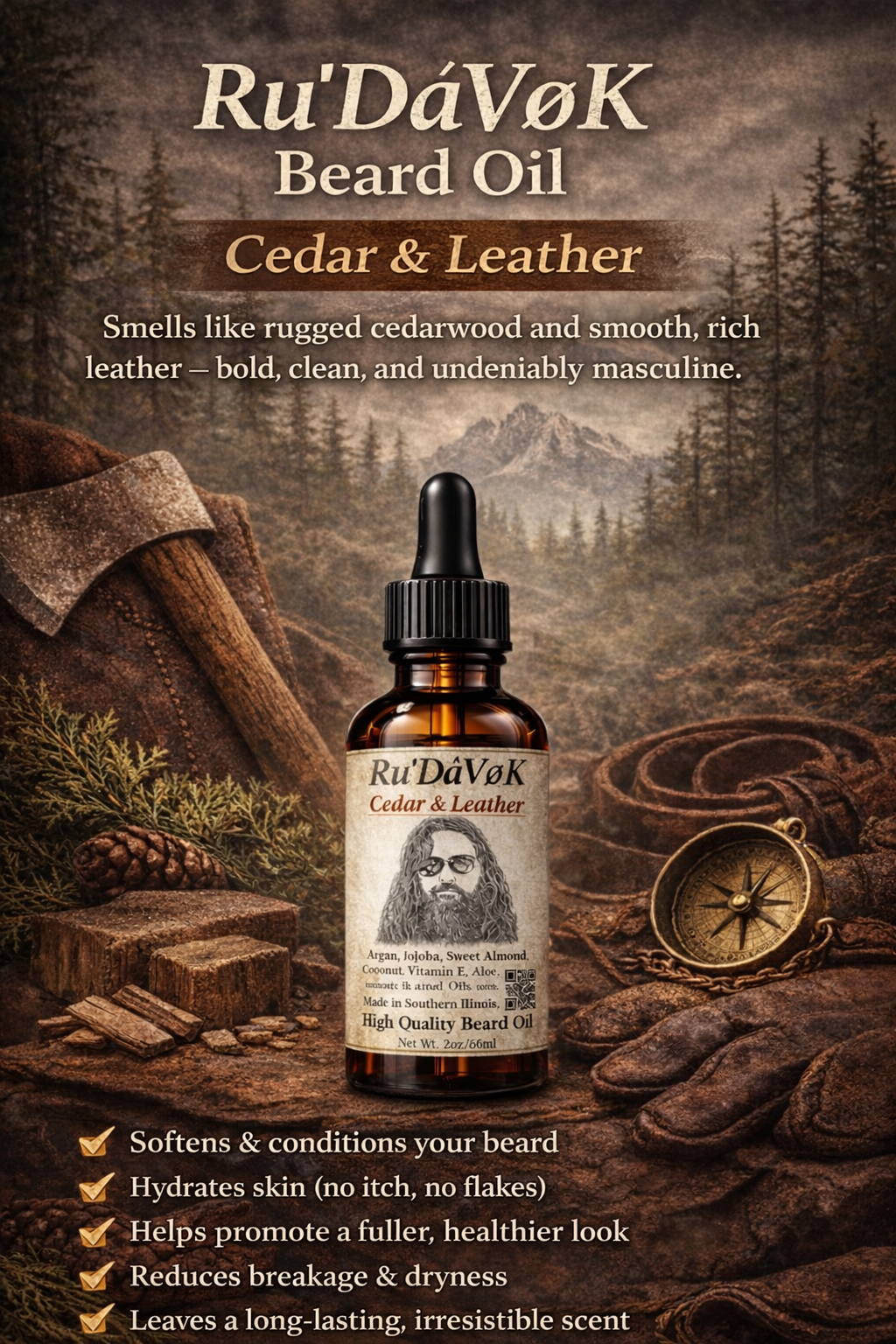 RuDaVok High Quality Beard Oil