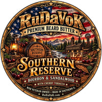 RuDaVoK Southern Reserve with Cherry Tobacco Beard Butter — new label
